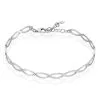 Histoire D'Or Bracelet Jonc Vaguia Argent Blanc