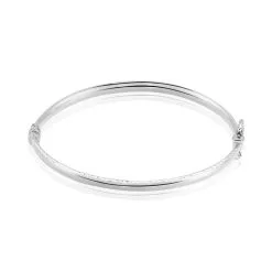 Histoire D'Or Bracelet Jonc Valery Argent Blanc