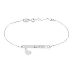 Histoire D'Or Bracelet Kamile Argent Blanc