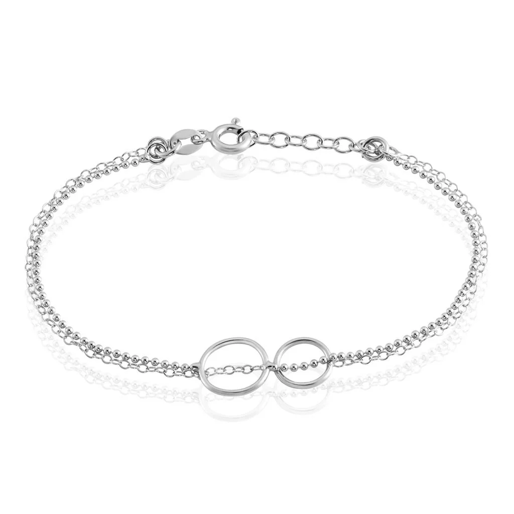 Histoire D'Or Bracelet Argent Blanc Merien