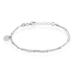Histoire D'Or Bracelet Argent Blanc Mireio