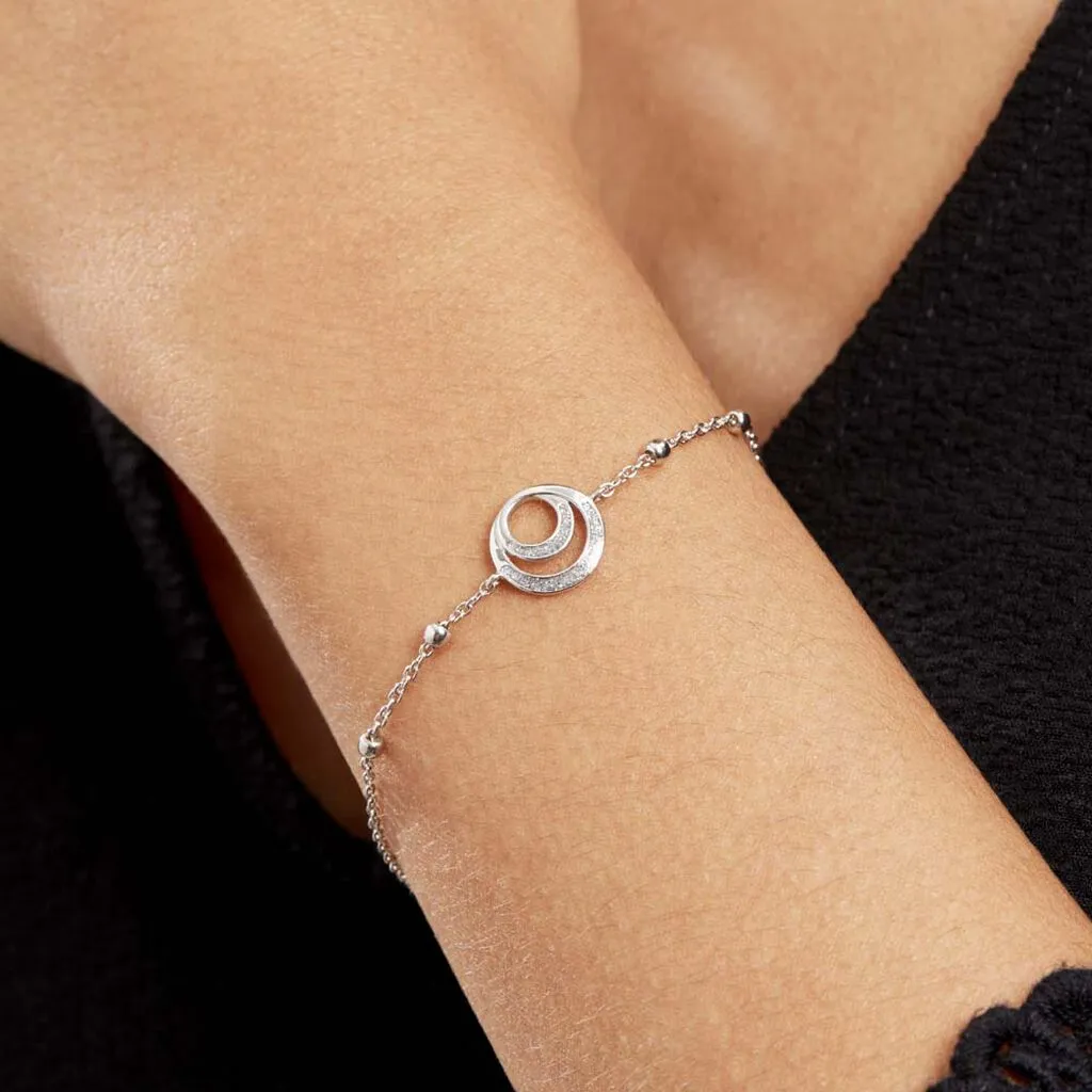 Histoire D'Or Bracelet Argent Rhodié Vibien Glitter – Image 4