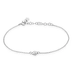 Histoire D'Or Bracelet Argent Blanc Jacquotte