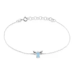 Histoire D'Or Bracelet Argent Nedeleg Calcedoine