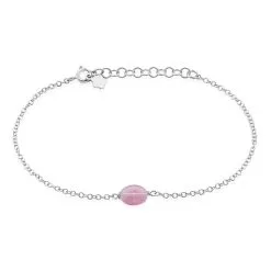 Histoire D'Or Bracelet Evren Argent Blanc Pierre De Synthese