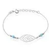 Histoire D'Or Bracelet Grethel Argent Blanc Turquoise