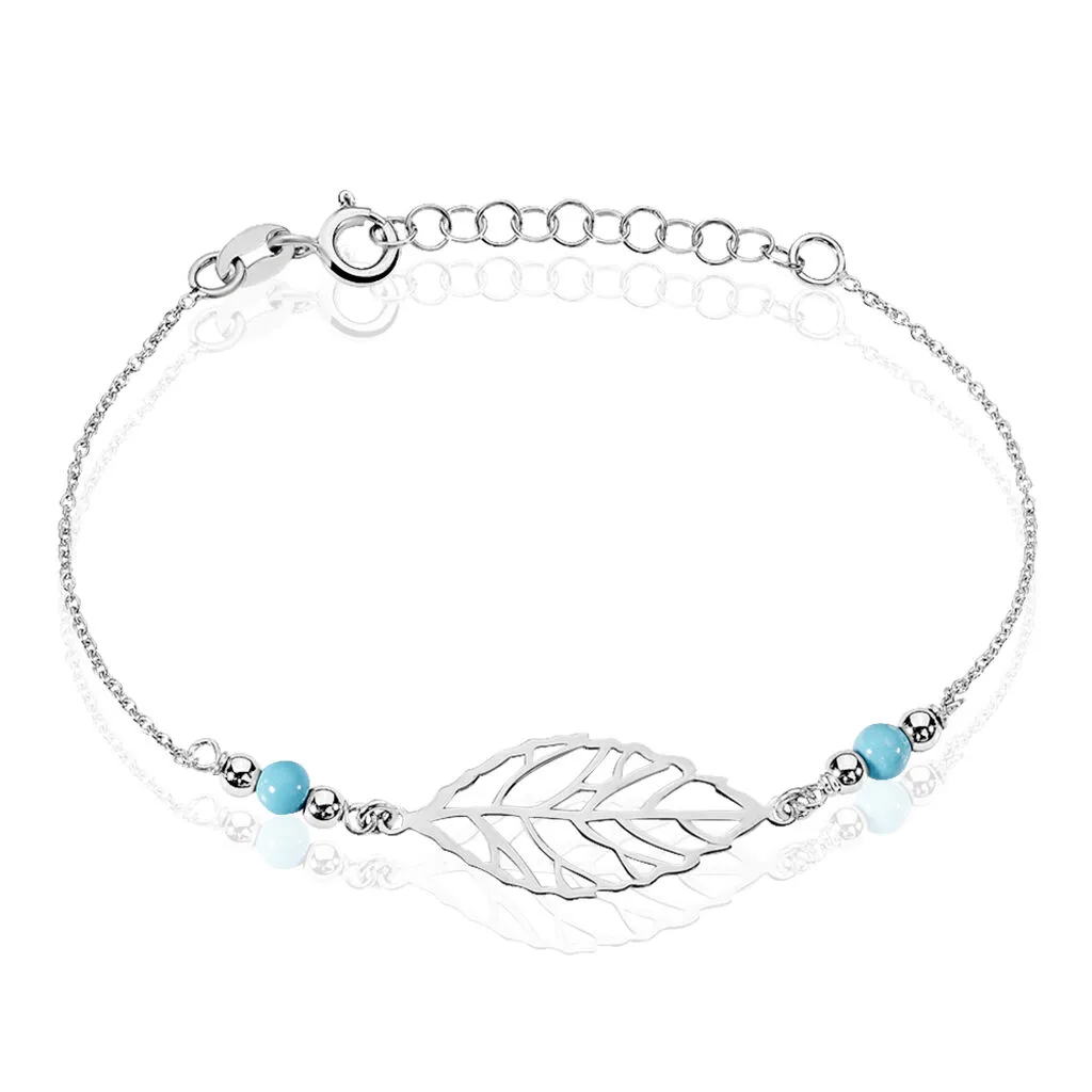Histoire D'Or Bracelet Grethel Argent Blanc Turquoise