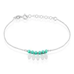 Histoire D'Or Bracelet Polyna Argent Blanc Pierre De Synthese