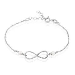 Histoire D'Or Bracelet Aliya Argent Blanc Pierre De Synthese
