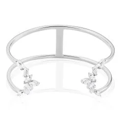 Histoire D'Or Bracelet Jonc Mahely Argent Blanc Oxyde De Zirconium