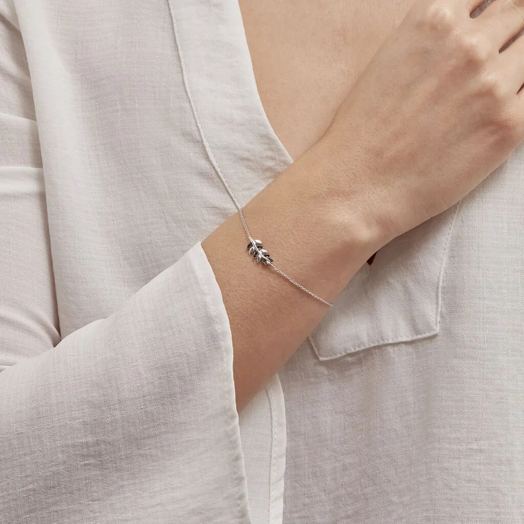 Histoire D'Or Bracelet Jade Argent Blanc Oxyde De Zirconium – Image 4