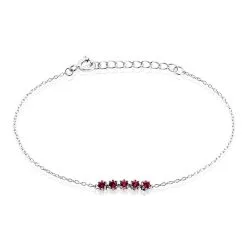 Histoire D'Or Bracelet Karrie Argent Blanc Oxyde De Zirconium