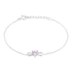 Histoire D'Or Bracelet Argent Blanc Atieno Oxyde De Zirconium