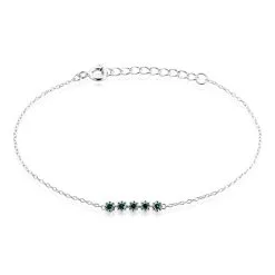 Histoire D'Or Bracelet Karrie Argent Blanc Oxyde De Zirconium