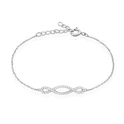 Histoire D'Or Bracelet Carla Argent Blanc Oxyde De Zirconium