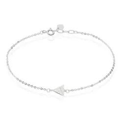 Histoire D'Or Bracelet Cleofa Argent Blanc Oxyde De Zirconium