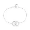Histoire D'Or Bracelet Anne Argent Blanc Oxyde De Zirconium