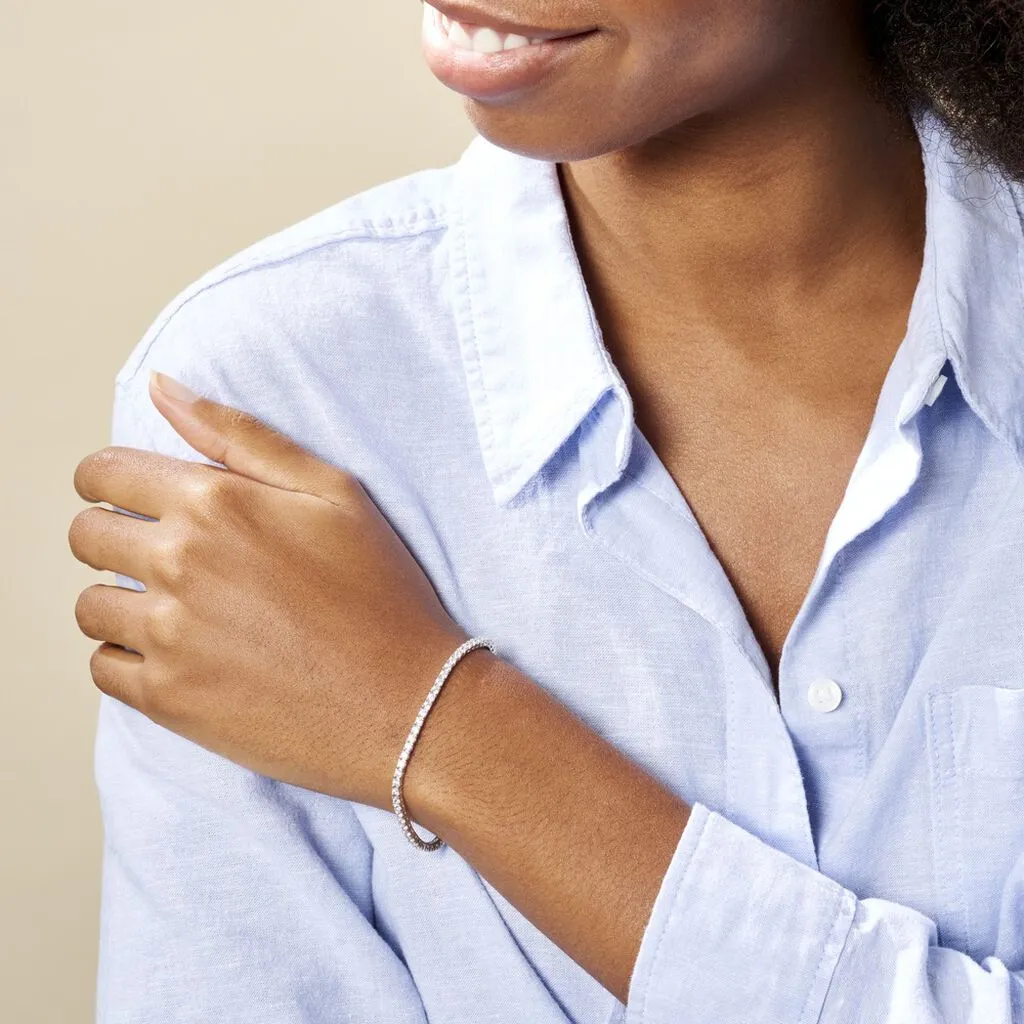 Histoire D'Or Bracelet Elios Argent Blanc Oxyde De Zirconium – Image 3