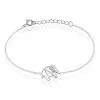 Histoire D'Or Bracelet Origami Argent Blanc Oxyde De Zirconium