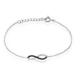 Histoire D'Or Bracelet Prudentia Argent Blanc Oxyde De Zirconium