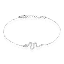 Histoire D'Or Bracelet Eponine Argent Blanc Oxyde De Zirconium