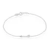 Histoire D'Or Bracelet Harrow Argent Blanc Oxyde De Zirconium
