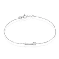 Histoire D'Or Bracelet Harrow Argent Blanc Oxyde De Zirconium