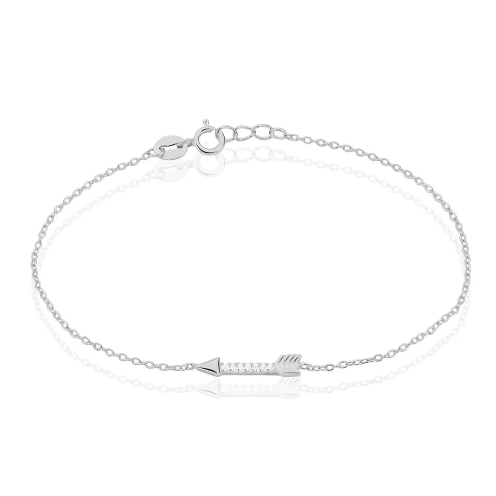 Histoire D'Or Bracelet Harrow Argent Blanc Oxyde De Zirconium