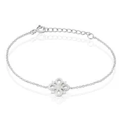 Histoire D'Or Bracelet Katialina Argent Blanc Oxyde De Zirconium
