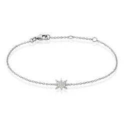 Histoire D'Or Bracelet Sarida Argent Blanc Oxyde De Zirconium