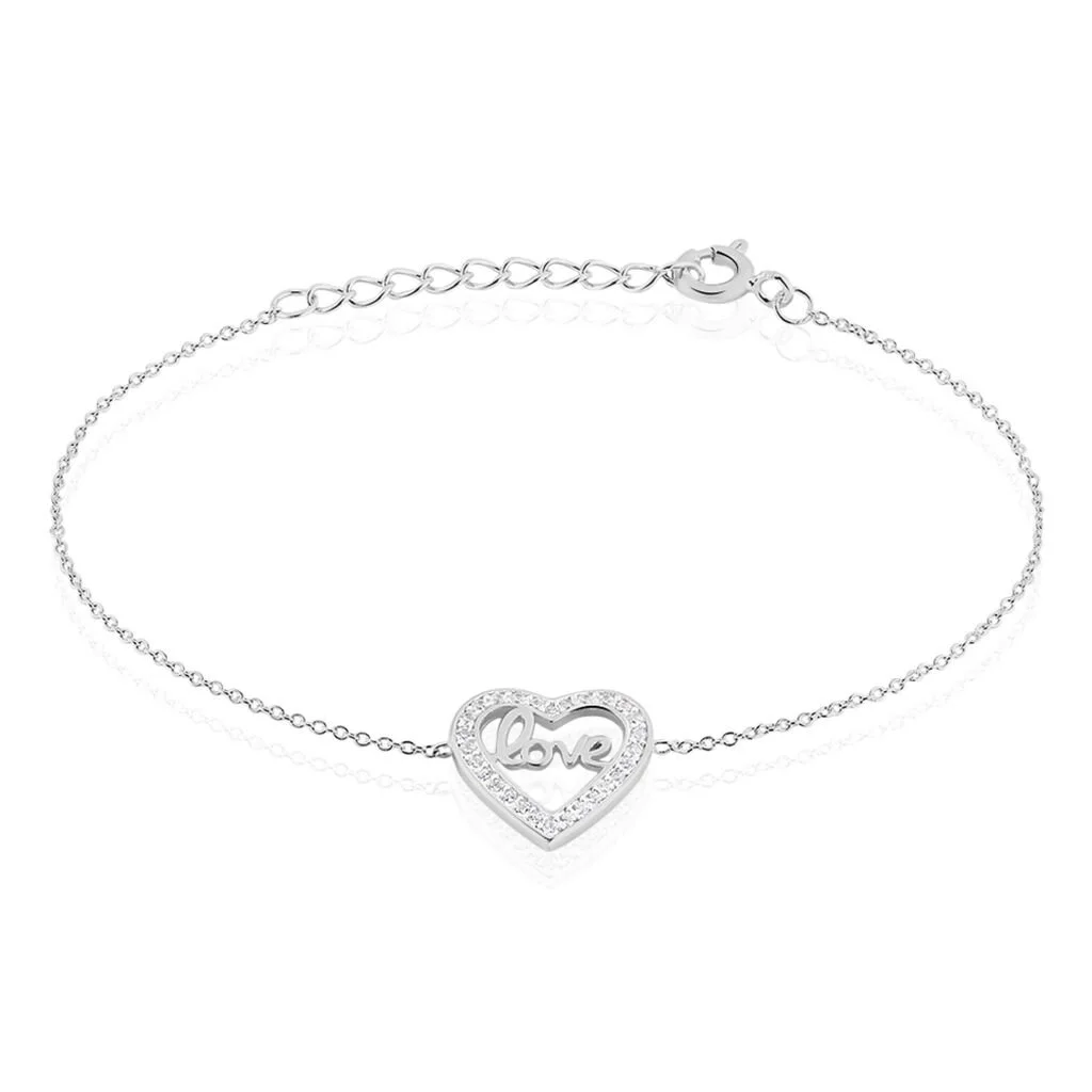 Histoire D'Or Bracelet Elansa Argent Blanc Oxyde De Zirconium