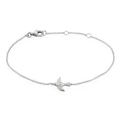 Histoire D'Or Bracelet Axella Argent Blanc Oxyde De Zirconium