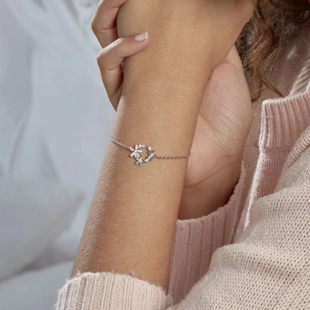 Histoire D'Or Bracelet Elinia Argent Blanc Oxyde De Zirconium – Image 4