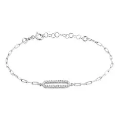 Histoire D'Or Bracelet Isabel Argent Blanc Oxyde De Zirconium