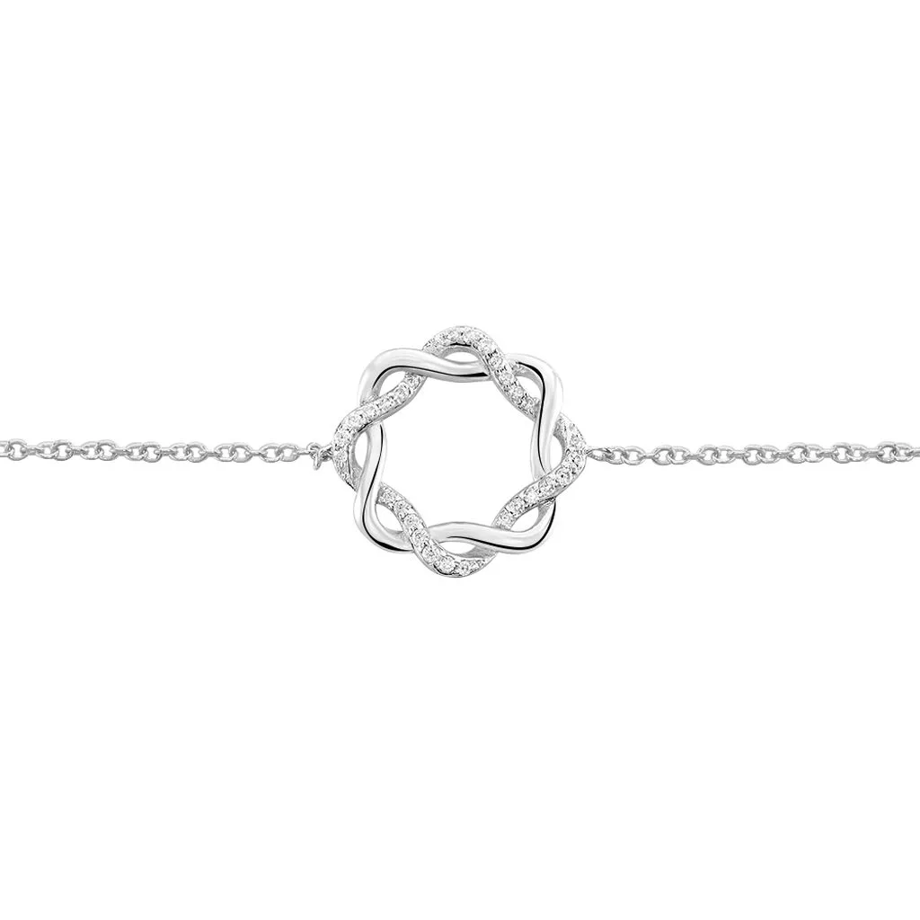 Histoire D'Or Bracelet Calandra Argent Blanc Oxyde De Zirconium – Image 2