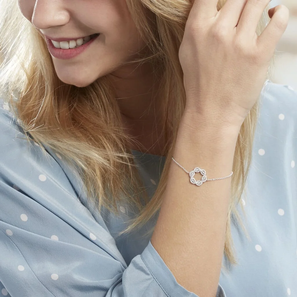 Histoire D'Or Bracelet Elvera Argent Blanc Oxyde De Zirconium – Image 3