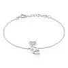 Histoire D'Or Bracelet Junien Argent Blanc Oxyde De Zirconium
