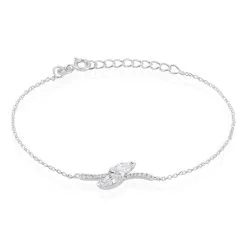 Histoire D'Or Bracelet Nevarte Argent Blanc Oxyde De Zirconium