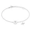 Histoire D'Or Bracelet Pluton Argent Blanc Oxyde De Zirconium