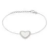Histoire D'Or Bracelet Corazon Argent Blanc Oxyde De Zirconium