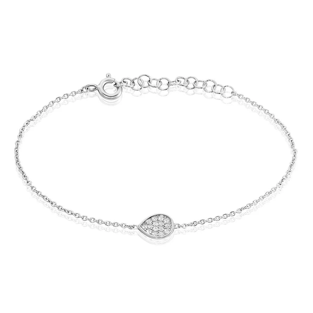 Histoire D'Or Bracelet Argent Tricoria Oxydes De Zirconium