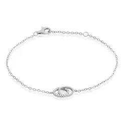 Histoire D'Or Bracelet Esculape Argent Oxyde