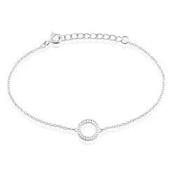 Histoire D'Or Bracelet Prisco Argent Oxyde De Zirconium