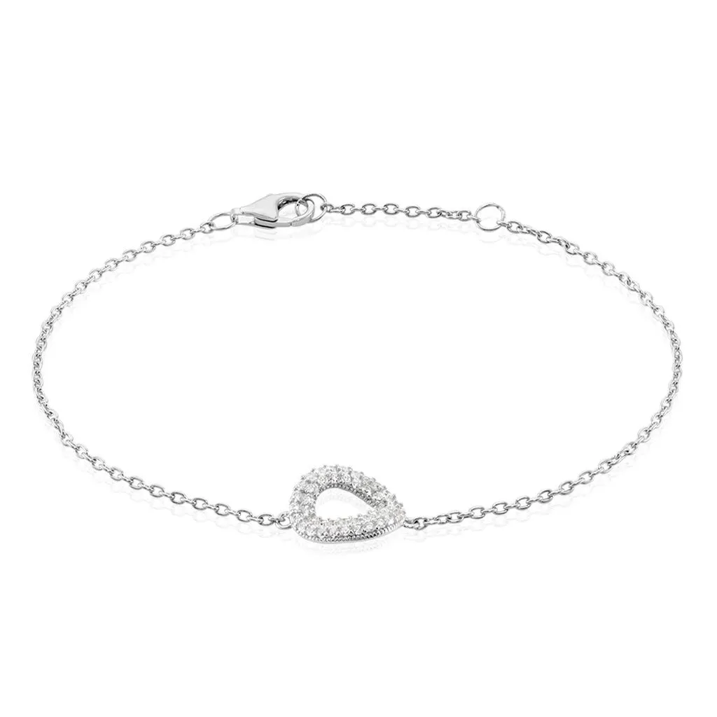 Histoire D'Or Bracelet Argent Blanc Irenaeus Oxydes De Zirconium