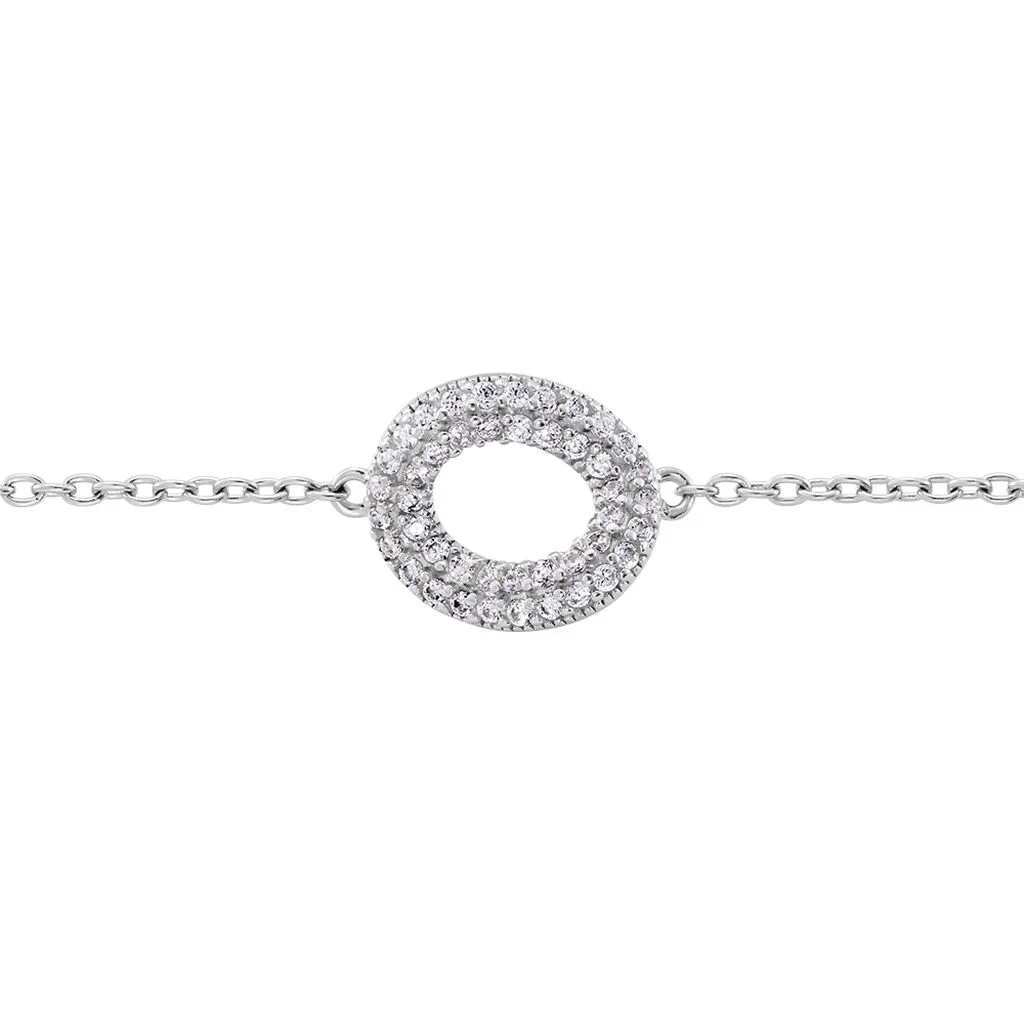 Histoire D'Or Bracelet Argent Blanc Irenaeus Oxydes De Zirconium – Image 2