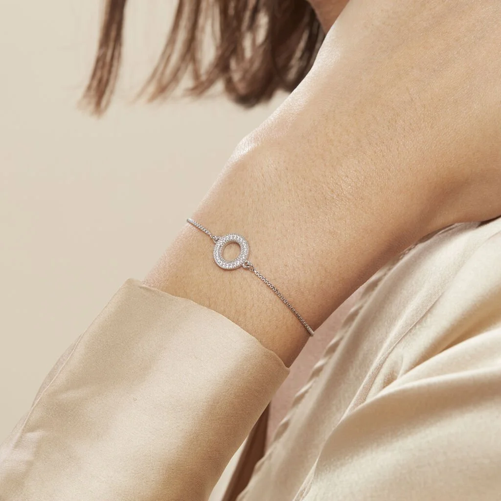 Histoire D'Or Bracelet Argent Blanc Anrai Oxydes De Zirconium – Image 3