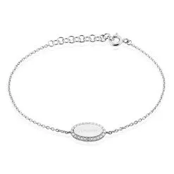 Histoire D'Or Bracelet Argent Blanc Ankur Oxydes De Zirconium