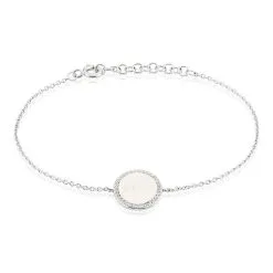 Histoire D'Or Bracelet Argent Blanc Amika Oxydes De Zirconium