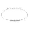 Histoire D'Or Bracelet Lerzan Argent Blanc Oxyde De Zirconium