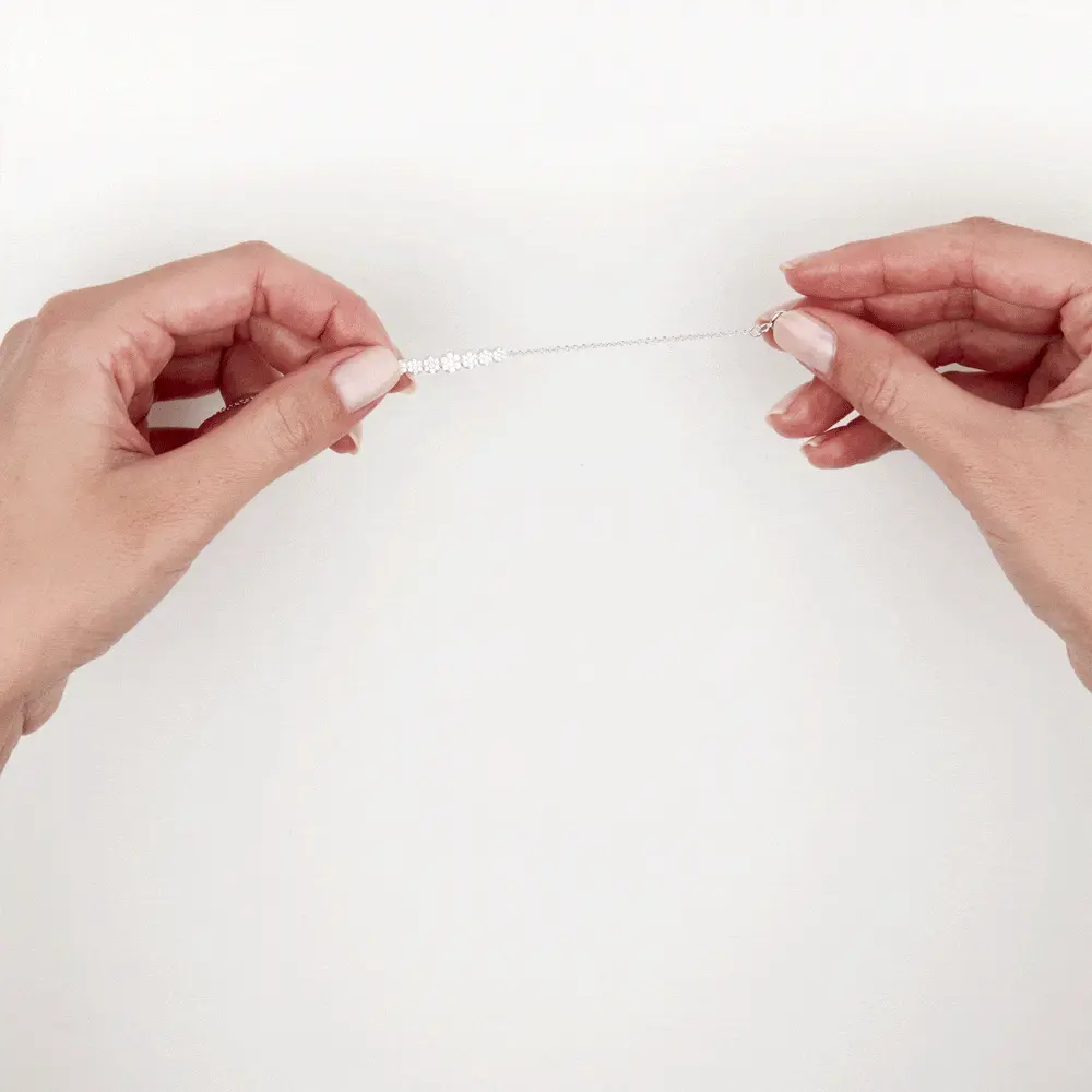 Histoire D'Or Bracelet Lerzan Argent Blanc Oxyde De Zirconium – Image 3